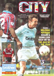 Manchester City v Aston Villa 1994/95 – City Til I Die