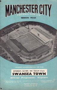 Manchester City v Swansea 1963/64 – City Til I Die