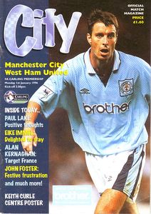 Manchester City v West Ham United 1995/96 – City Til I Die